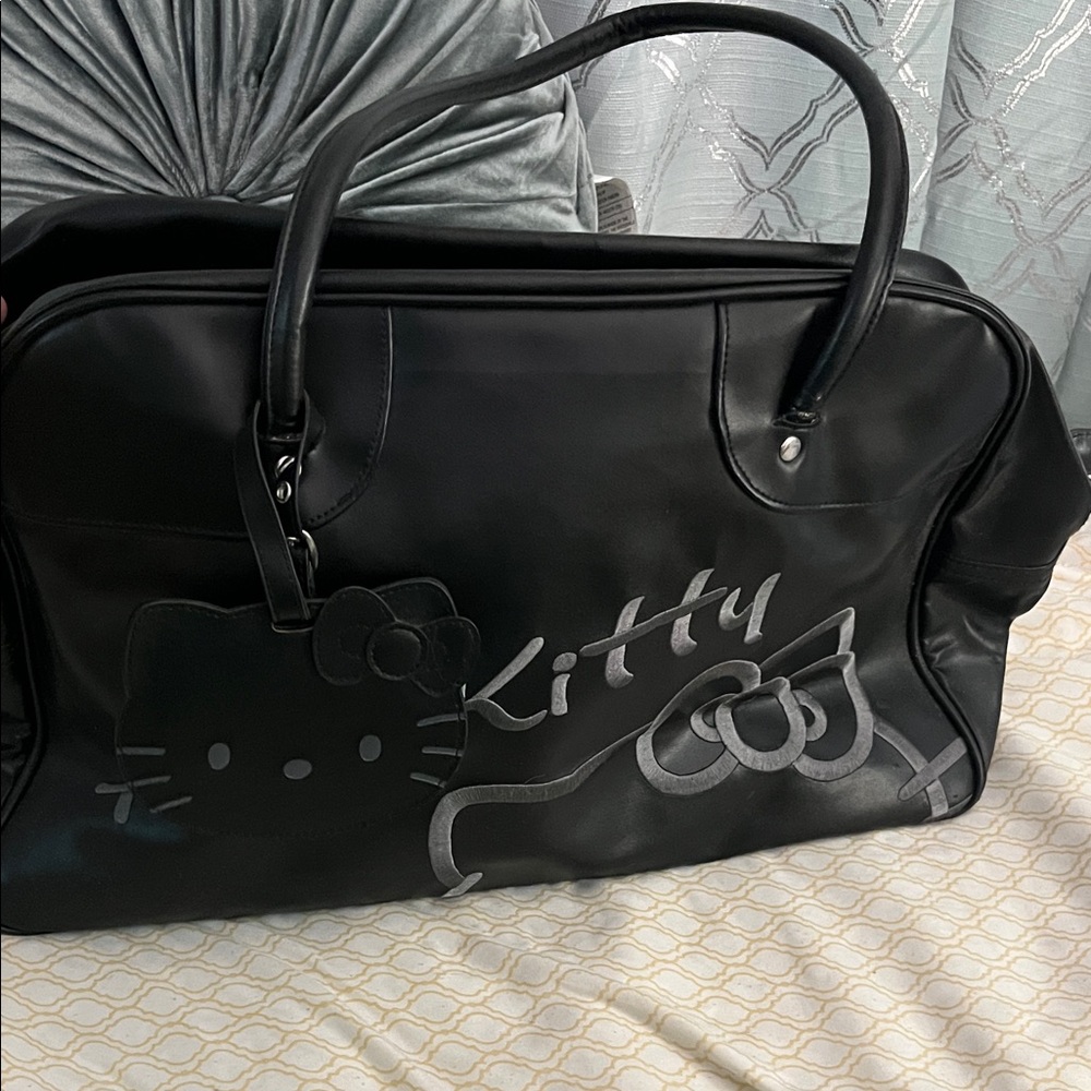 Hello Kitty Black Travel Duffel Bag